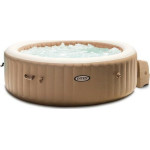 Intex Pure Spa Bubble Massage Πισίνα PVC Φουσκωτή Υδρομασάζ 196x196εκ. (4 ατόμων)